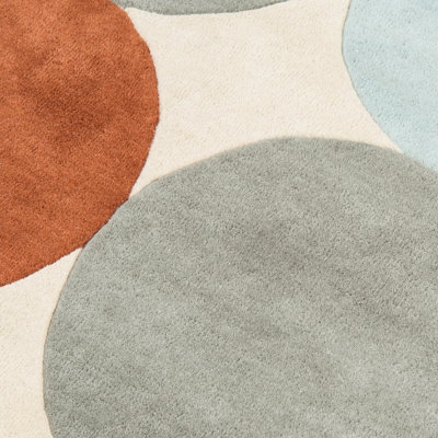 Glory Hand Tufted Wool Polka Dots Indoor Rug