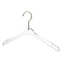 Designstyles Clear Acrylic Clothes Hangers - 10 Pk Stylish and