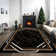 Monaco Series Abrstract Black/Gray/Ivory/Beige Area Rug
