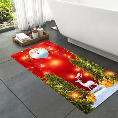 Tapis de couloir rectangulaire intérieur / extérieur 1,3 pi x 4 pi Abianna