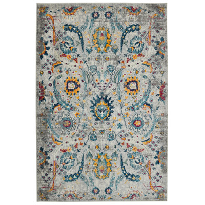 Tapis orange / bleu Campbell Performance