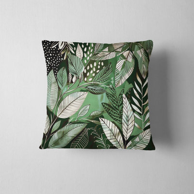 Jungle Haven Floral Reversible Pillow Cover