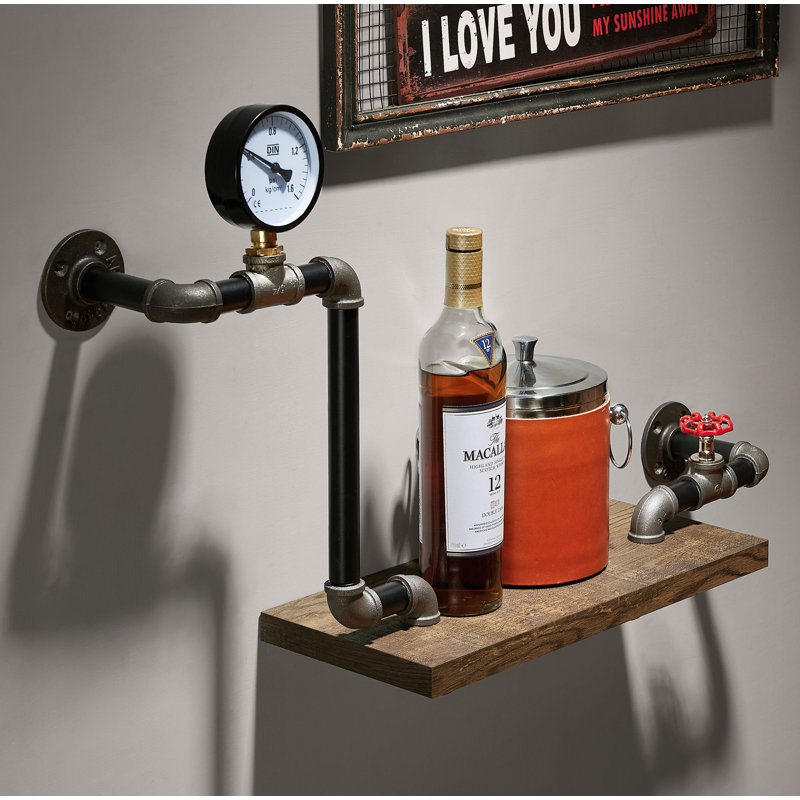 Graham Industrial Pipe Shelves