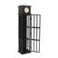 Armoire-bar avec support à vin et horloge rétro Joah