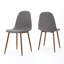 Chaises de salle à manger rembourrées Mid-Century