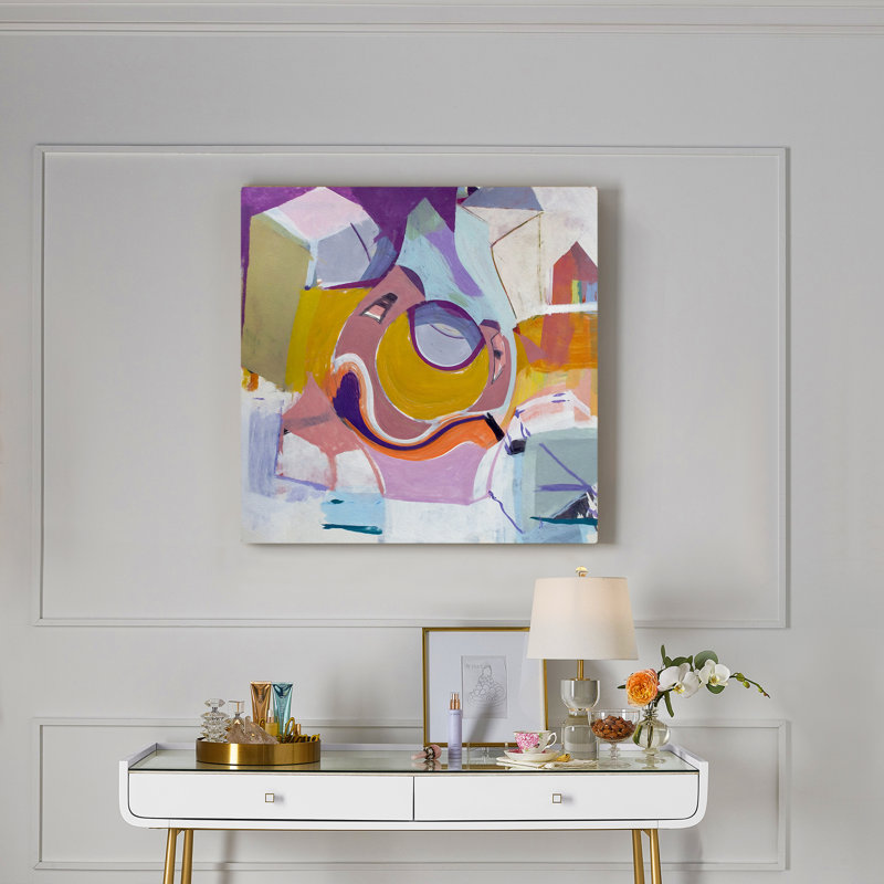 Around The Block - Wrapped Canvas Painting, 8" H x 8" W x 0.75" D