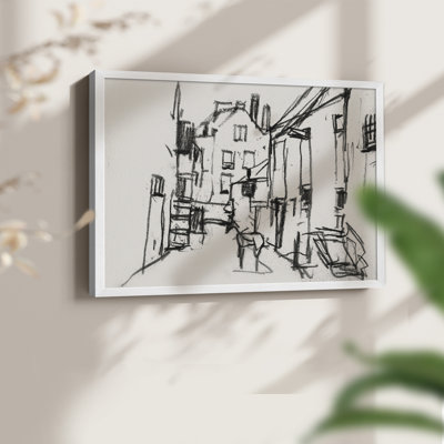 Croquis rétro, VI, reproduction encadrée