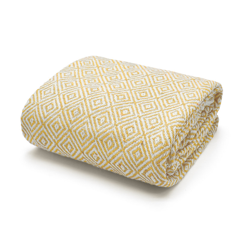 Dooling Throw Blanket, Yellow