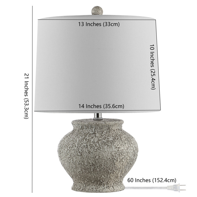 Lampe de table 21 "gris clair advika