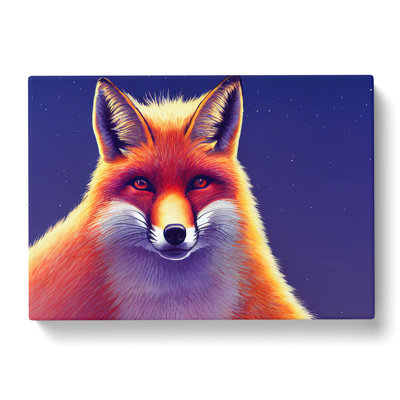 Fab Fox - Wrapped Canvas Print