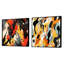 Consilia - Ensemble de 2 collages carrés abstraits-101846984-101846987