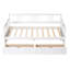 Lit de jour simple en bois avec deux tiroirs, blanc-1630032366-1630032369