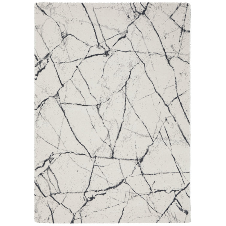 Heider Abstract Shag Area Rug