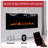 Northwest Electric Fireplace With Speakers-106645565