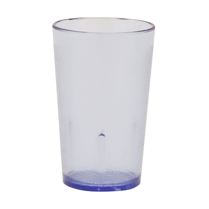 GET Gobelets de restaurant en plastique robustes, 20 onces, ambre (ensemble de 12), Verre, Bleu