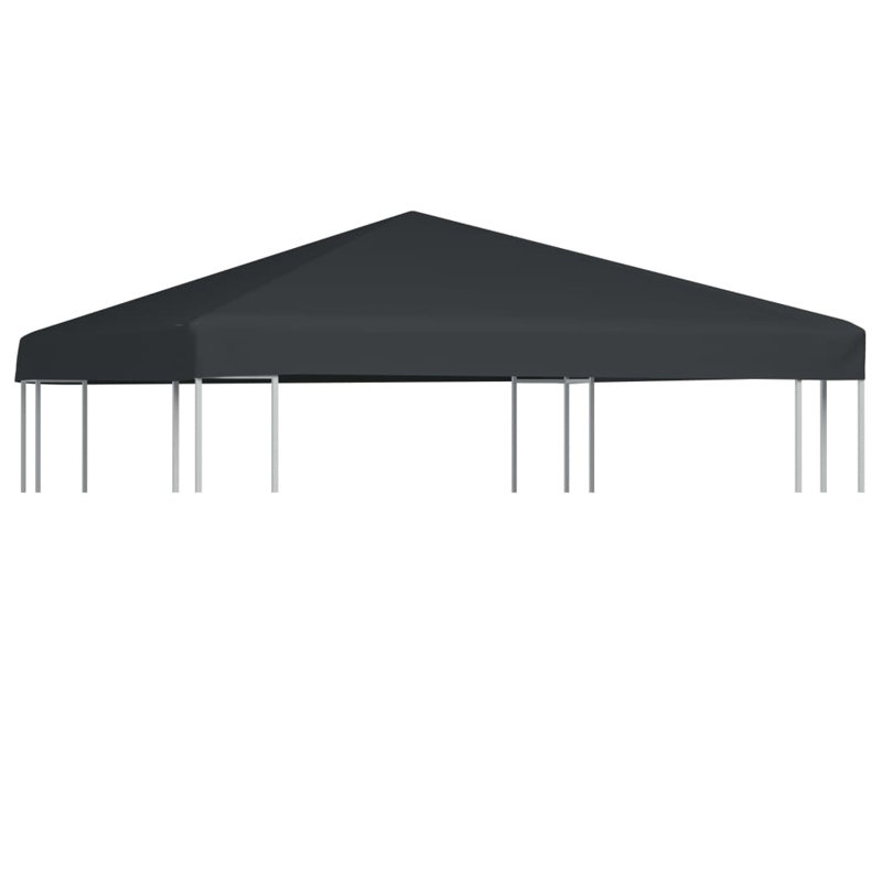 Freeport Park Fabric Replacement Canopy for Gazebo, Gray