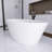66.9'' x 33.5'' Soaking Solid Surface Bathtub