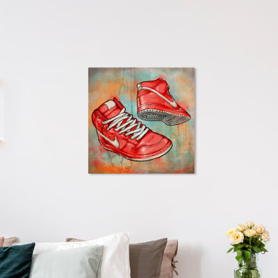« cerise kicks », art sur toile Samir