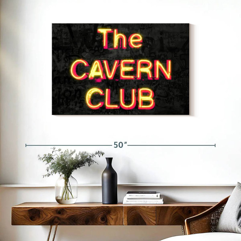 Plaque murale The Cavern Club, H 24 po x l 36 po
