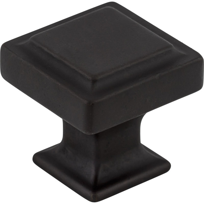 Ascendra 1 1/8" Length Square Knob, Sable, 1" Length