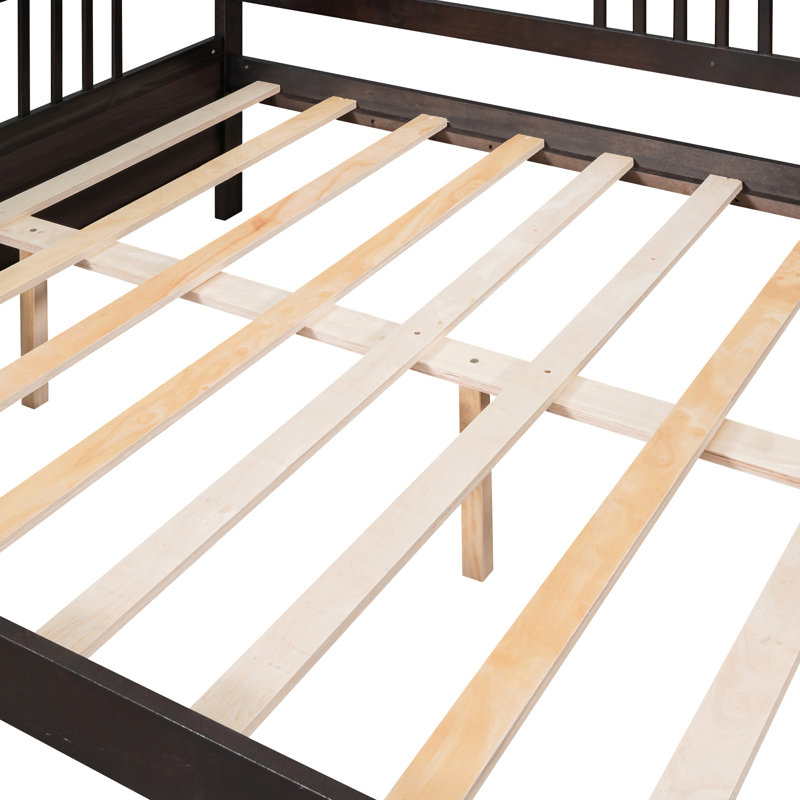 Full Size Daybed With Support Legs, Espresso