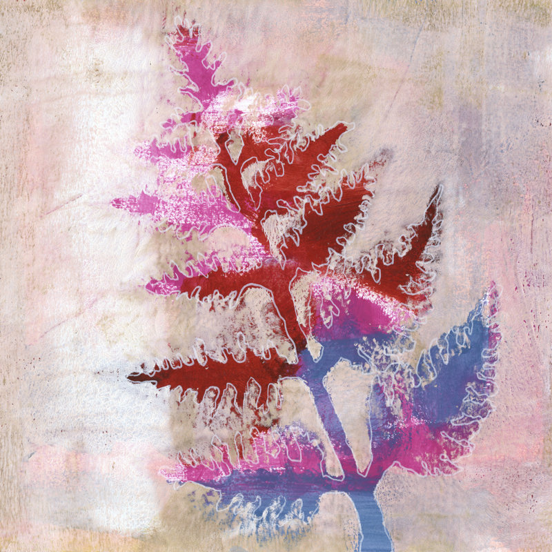 Dappled Fern I by Regina Moore - Wrapped Canvas Painting, 91cm H x 91cm W