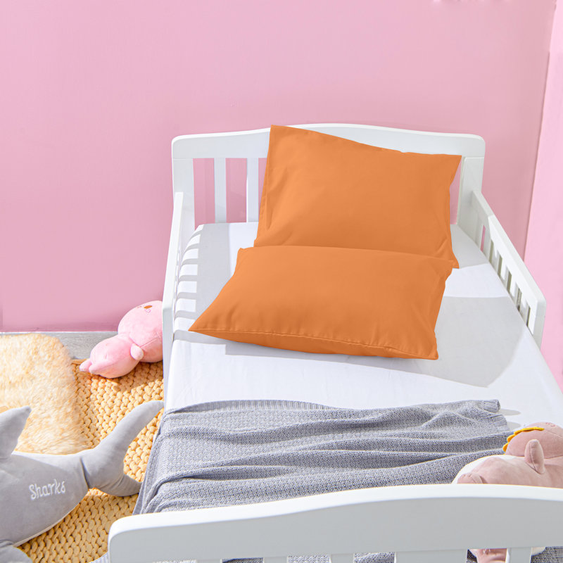 Taies d'oreiller pour tout-petits à fermeture à glissière, taies d'oreiller de voyage 100% microfibre brossée, 13 x 18 pouces - NTBAY