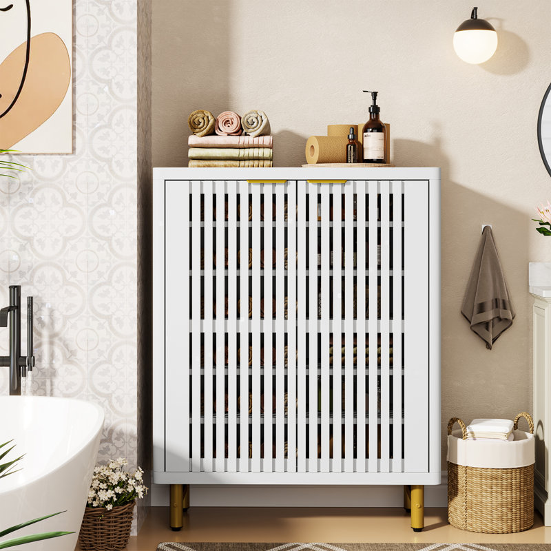 Kelahni Bathroom Cabinet, White