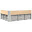 With Shelf With Headboard With Storage 2 Pcs Melamine-813040421-813040418