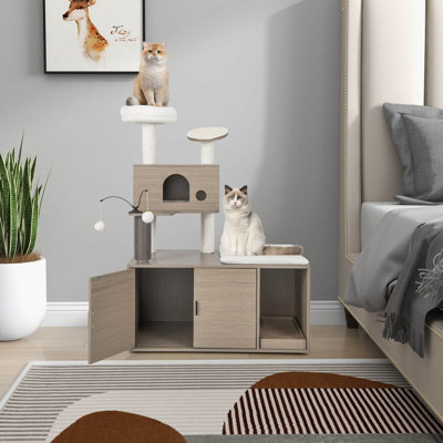 Deshandra 52'' H Cat Tree