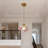 1-Light Butterfly Glass  Pendant Light,3 Color Change