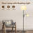 Tacettin 69.02'' Navy Blue Tree Floor Lamp
