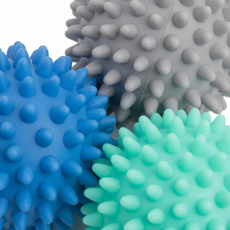 Lot de 4 balles de séchage - Adoucissant textile naturel réutilisable, réduit les plis et l'électricité statique, accélère le séchage - Balles de lavage en PVC