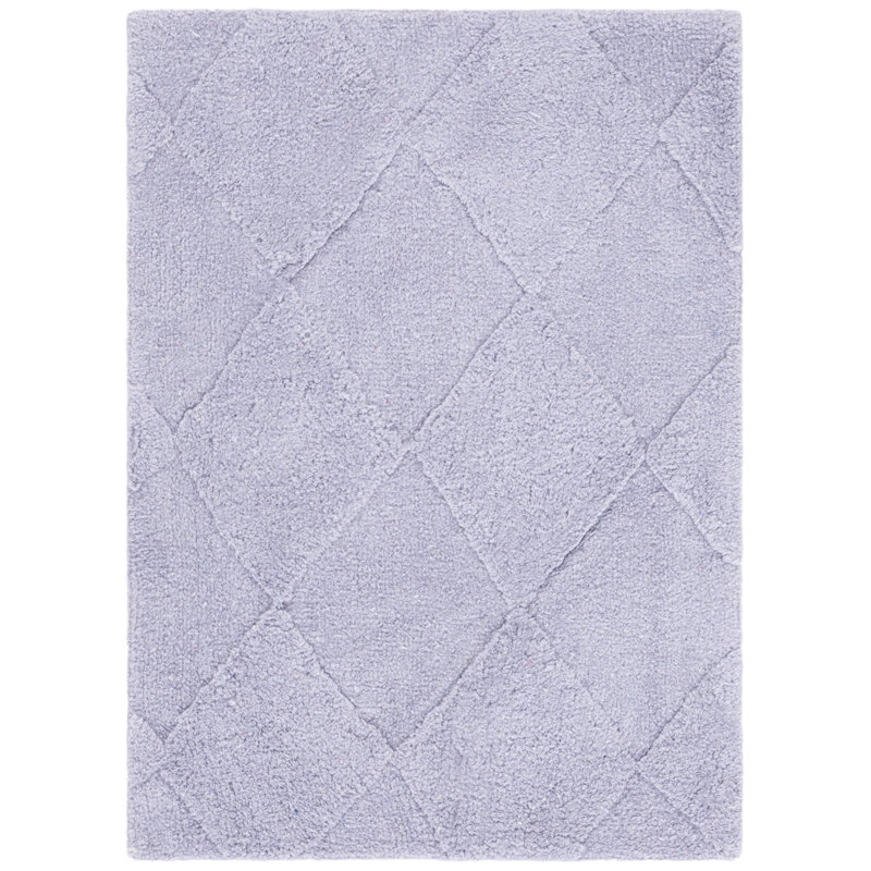 Easy Care 226 Hand Tufted Recycled Cotton Machine Washable Geometric Indoor Use Only Rug, Rectangle 8' x 10'