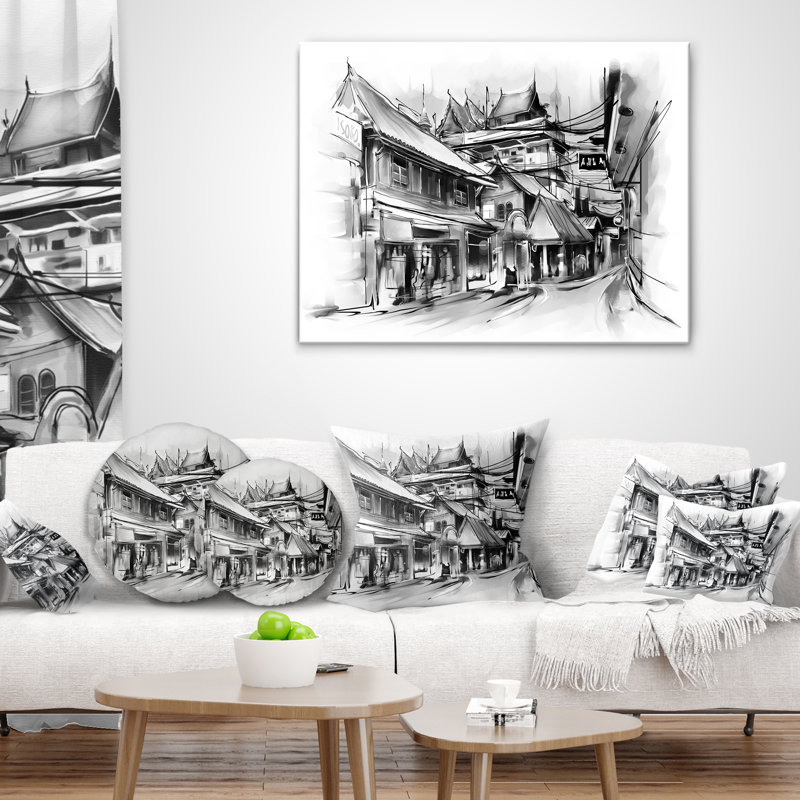 Coussin City Street - Cityscape