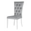 Chaise d'appoint en velours capitonné Hastie-1750569073