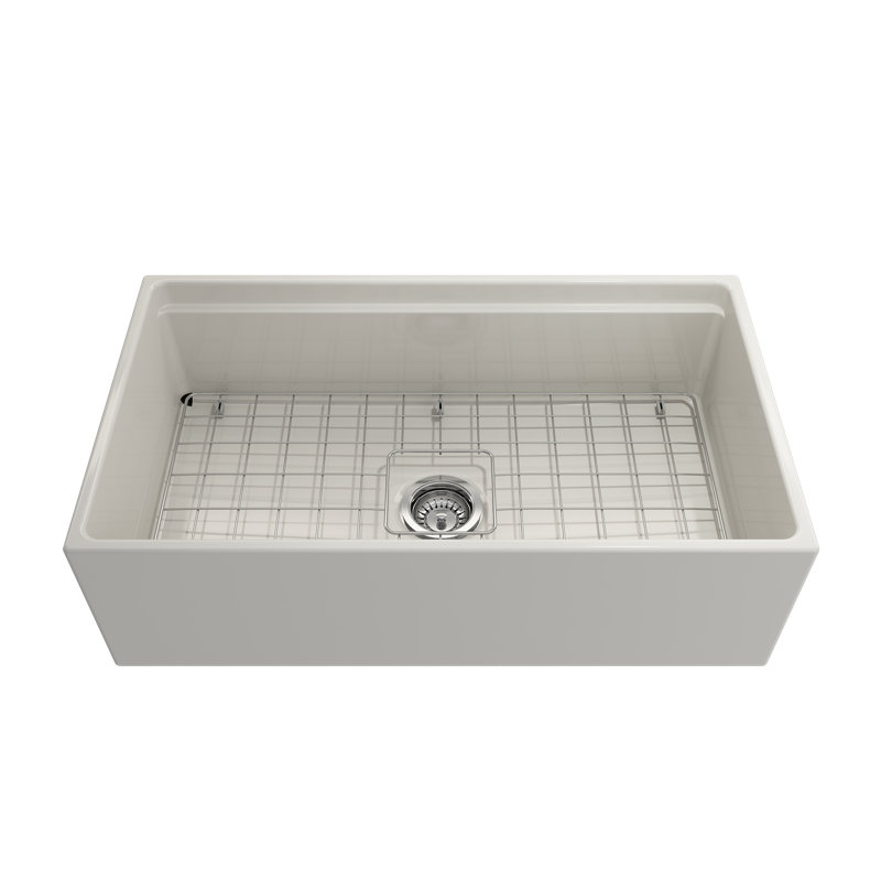 Contempo 33'' L Kitchen Sink, Biscuit