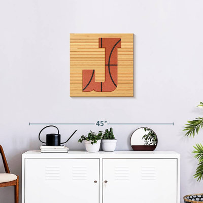 «Basketball J Alphabet» sur toile