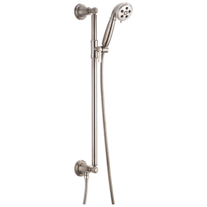Rook® Slide Bar Handshower with H2OKinetic® Technology, Luxe Nickel