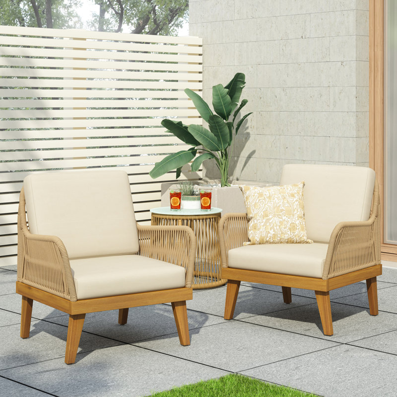 Chaise avec coussins