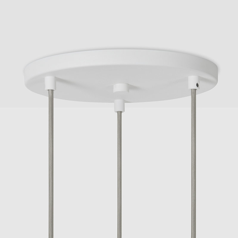 Petit luminaire suspendu 3 lumières Alumina