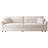 105" Polyester Loveseat Sofa,2 Seater Sofa With 2 Pillows,Sofa Couch,Modern Oversized Sofa For Living Room