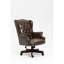 Executive Office Chair - High Back Reclining Comfortable Desk Chair - Thick Padded Seat Backrest - PU Leather Desk Chair With Smooth Glide Caster Wheels