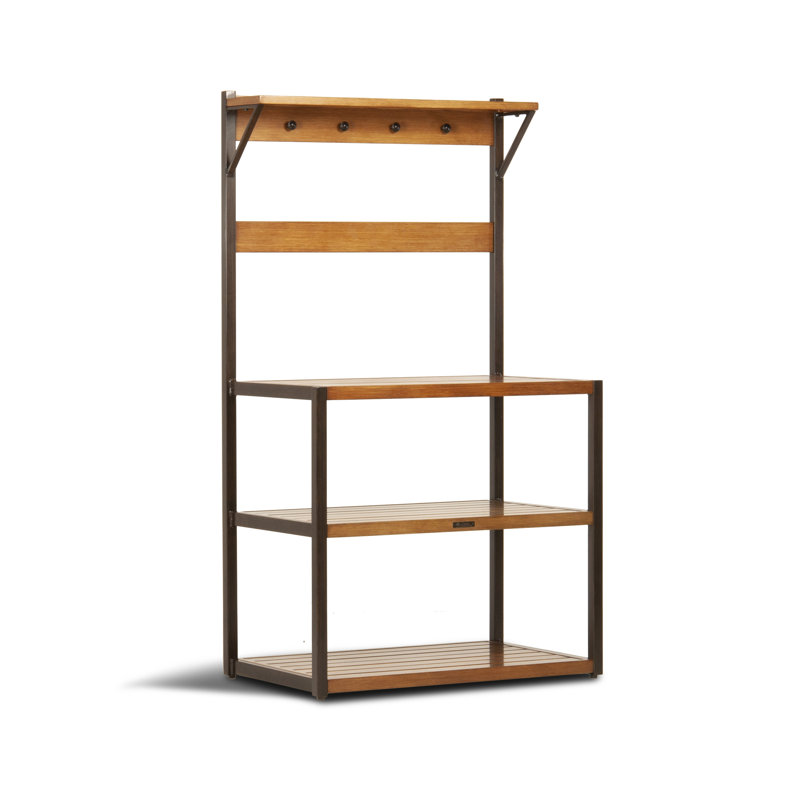 Parsons Gardening Shelf - Hand Painted Aluminum 65" H x 36" W x 22" D