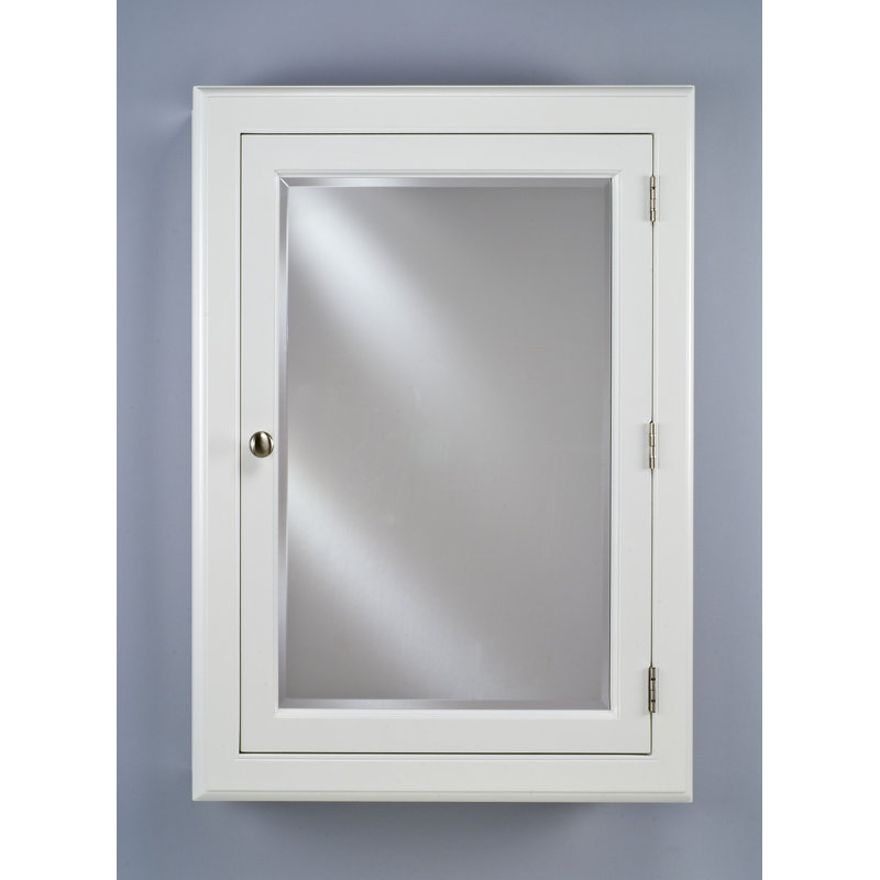 Armoire à pharmacie encastrée ou à fixation en surface Parise avec 4 tablettes réglables, H 29,13 po x l 22 po x P 4 po
