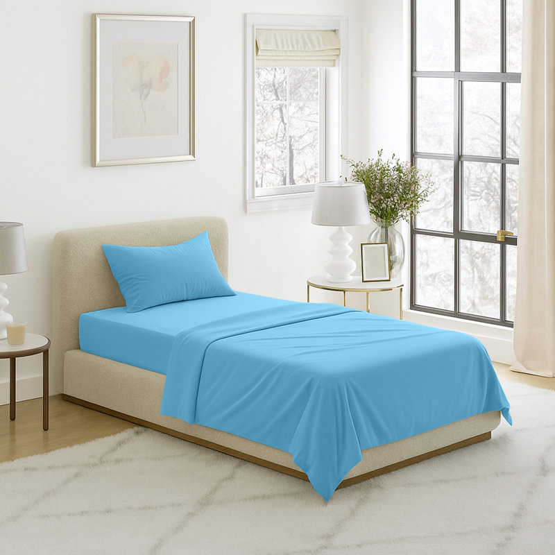 Series 1200 Brushed Microfiber Sheet Set - Wrinkle, Stain & Fade Resistant Bed Linens & Pillowcases, Silver