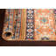 Tapis rouille en laine noué à la main de conception unique 2 pi 8 po x 3 pi 11 po