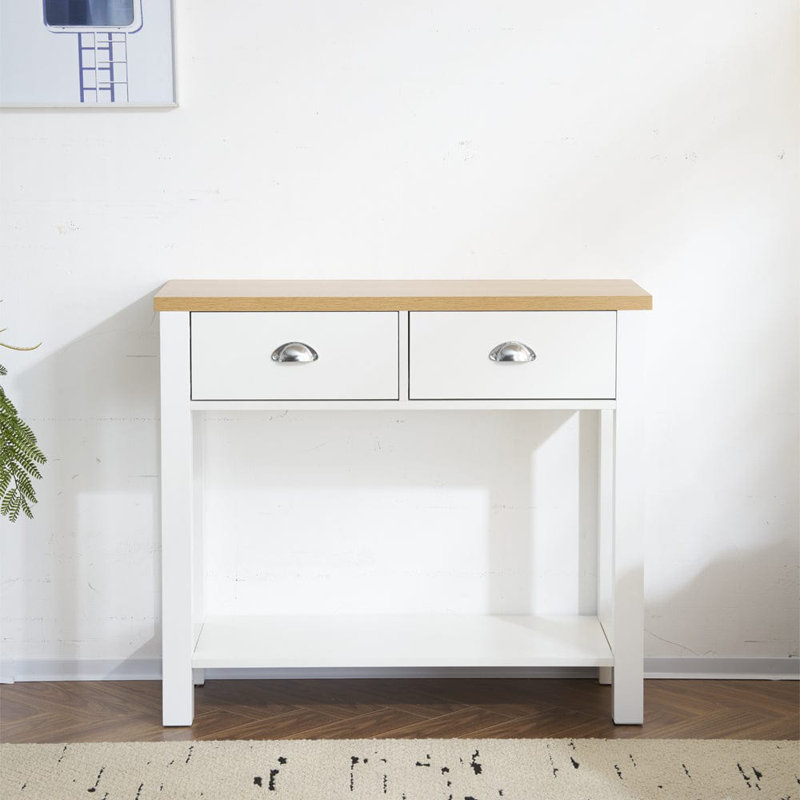 Jacklyn 85cm Console Table, White