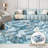 Washable Area Rug - Artistic Style Modern Rug For Living Room Bedroom Dining Room, Soft Low Pile Machine Washable Carpet, Non Slip Non Shedding Area Rug-1643121580