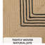 Tapis de couloir en fibre naturelle tissé à la main-1189334235